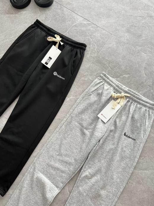 F022793美式高街复古史密斯绒直筒休闲卫裤 商品图2