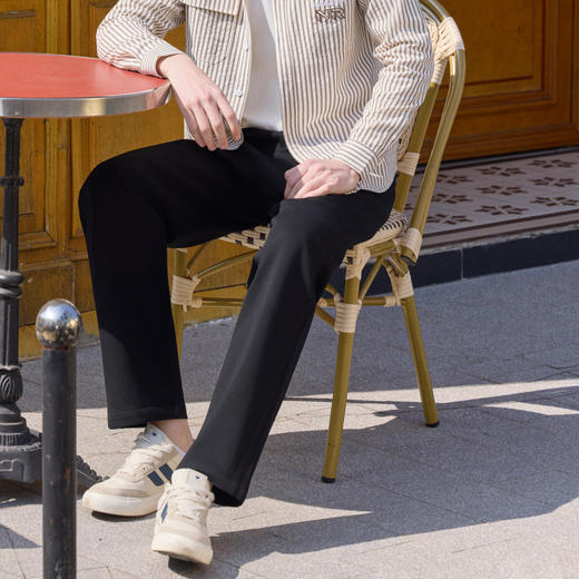 半身缘男裤 春季日常休闲百搭小直筒休闲裤261101U17730250 商品图4