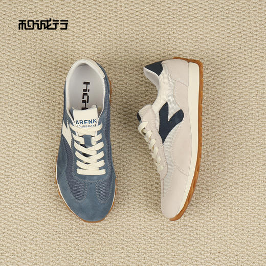 和诚行2026春季新款舒适休闲百搭运动系带男式休闲鞋1370154 商品图3