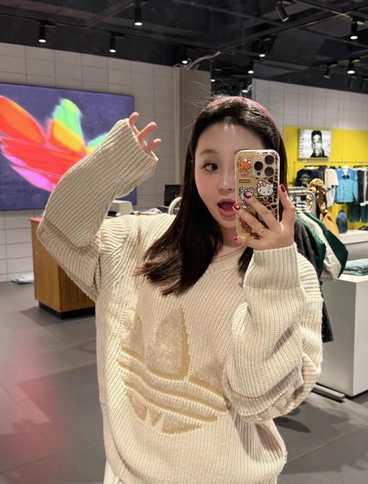 F022770新款v领三叶草运动休闲针织毛衣 商品图8