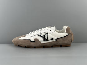 春季特惠💰750 LV男鞋 代购冲正版本！区分普通货 LV RALLY 2025SS 德训鞋拼接绒面牛皮革和网格面料