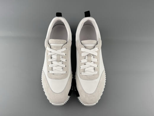 春季特惠💰650 代购冲正版本 # HERMES 爱马仕 Bouncing KHEA运动鞋 绒面革 圆头系带 平底 跑鞋 低帮 生活休闲鞋 男女同款 商品图7