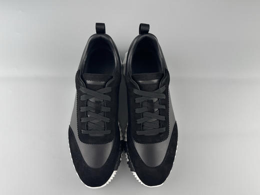 春季特惠💰650 代购冲正版本 # HERMES 爱马仕 Bouncing KHEA运动鞋 绒面革 圆头系带 平底 跑鞋 低帮 生活休闲鞋 男女同款 商品图7