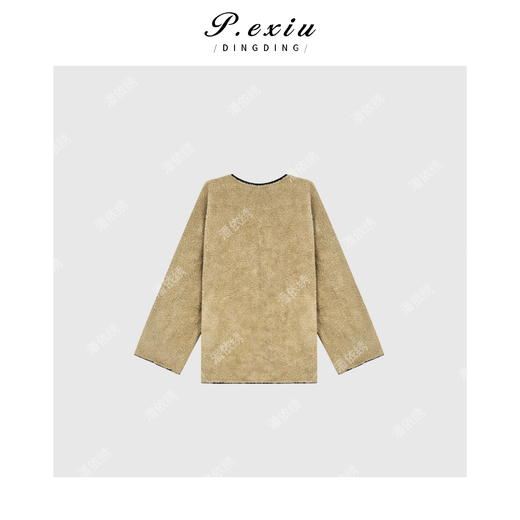 A008潘依绣丁丁宠粉韩系复古气质通勤秋冬短外套Q2685 商品图1