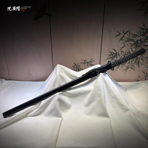 黑旋风直刀 传统刀剑 沈广隆刀剑 武士 未开刃 商品图1