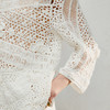 【林栖设计小店】手工钩花|白色镂空肌理2026夏新款优雅套头上衣1962061 商品缩略图2