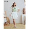 两三事 杏仁奶心 2026春季新款蕾丝花边裙摆蛋糕裙高腰短裙半身裙 商品缩略图0