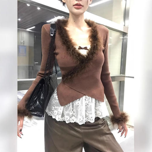 【夏季甜辣风❗️性感蕾丝吊带】韩系甜美蕾丝拼接吊带，下摆蕾丝遮小肚肚显廋，无钢圈胸垫！透气不勒不闷热，设计感上衣连衣裙叠穿小单品L 商品图2