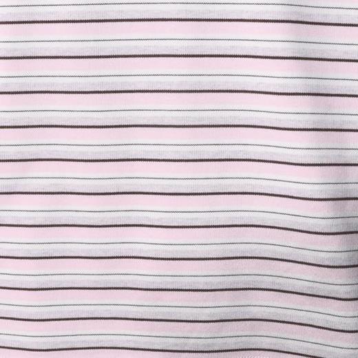 9777SDSA男装2026新款休闲圆领T恤印花撞色短袖春夏百搭条纹清新风 商品图2