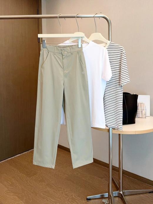 F022755夏季松紧腰设计舒适随性薄款日韩系简约休闲裤 商品图12