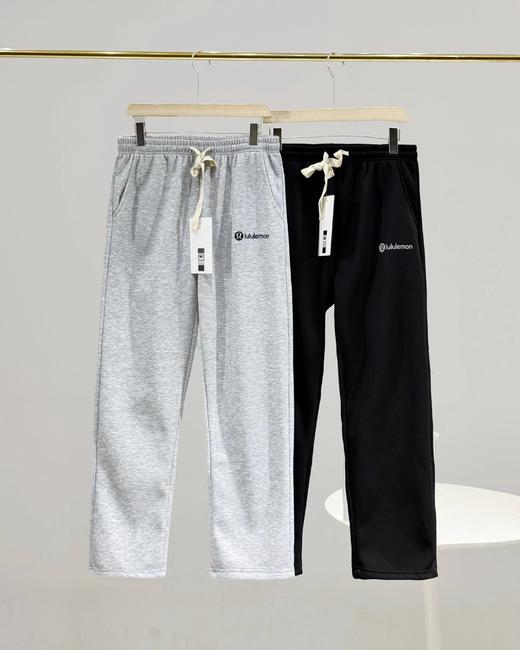 F022718美式高街复古史密斯绒直筒休闲卫裤 商品图0