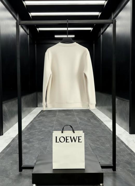 F022701胸前刺绣logo两色情侣款圆领卫衣 商品图10