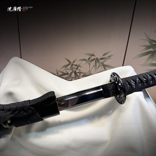 黑旋风直刀 传统刀剑 沈广隆刀剑 武士 未开刃 商品图2