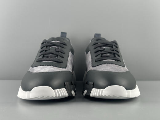 春季特惠💰650 代购冲正版本 # HERMES 爱马仕 Bouncing KHEA运动鞋 绒面革 圆头系带 平底 跑鞋 低帮 生活休闲鞋 男女同款 商品图7