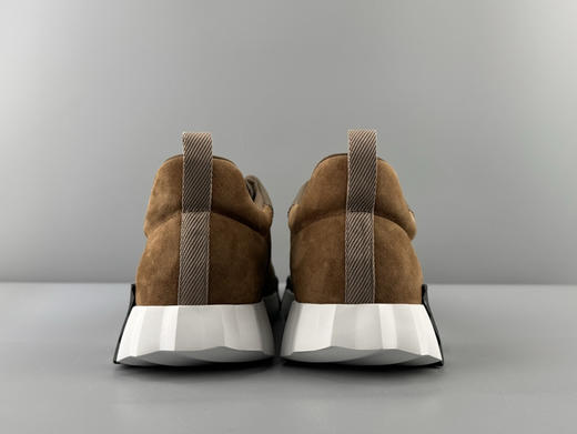 春季特惠💰650 纯原版本 # HERMES 爱马仕 Bouncing KHEA运动鞋 绒面革 圆头系带 平底 跑鞋 低帮 生活休闲鞋 男女同款 商品图6