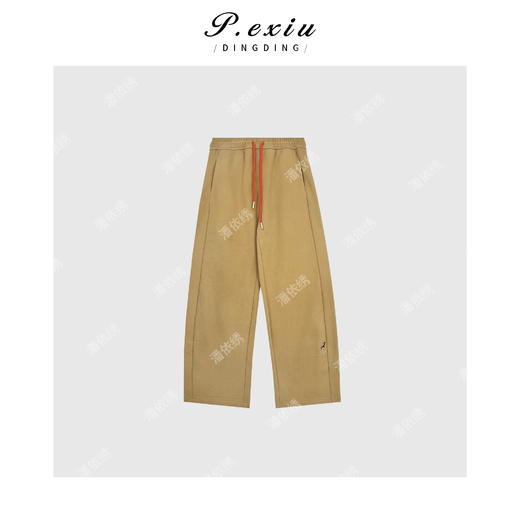 04-6潘依绣丁丁宠粉美式度假风可调节抽绳运动裤Q6710 商品图0