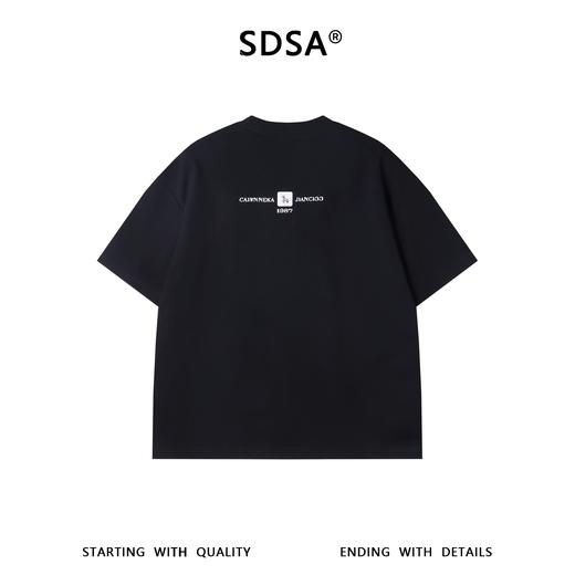 9720SDSA男装2026新款夏季情侣短袖小马刺绣圆领男装设计师宽松T恤 商品图4