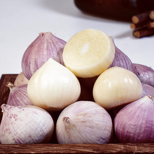 有机蒜头紫皮大蒜新鲜现挖大蒜头独蒜多瓣蒜家用湿蒜非干蒜子大果 商品图6