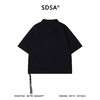 SDSA男装2026新款潮牌短袖polo衫男女同款宽松落肩抽绳下摆半袖 商品缩略图4