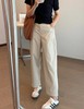 F022755夏季松紧腰设计舒适随性薄款日韩系简约休闲裤 商品缩略图8