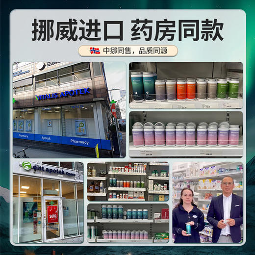 BIOKOST挪威北极虾青素胶囊抗氧焕活肌肤口服保健品6瓶装限定礼盒 商品图1