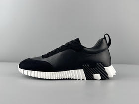 春季特惠💰650 代购冲正版本 # HERMES 爱马仕 Bouncing KHEA运动鞋 绒面革 圆头系带 平底 跑鞋 低帮 生活休闲鞋 男女同款