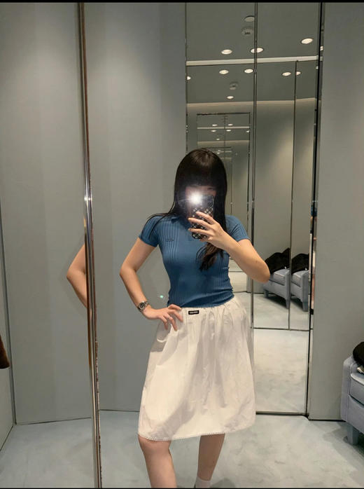 缪缪 2026最新款 针织polo上衣（MM） 商品图1