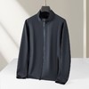 【DZP】大依优型大码男装软壳立领夹克外套时尚休闲纯色百搭胖子加肥加大 商品缩略图3