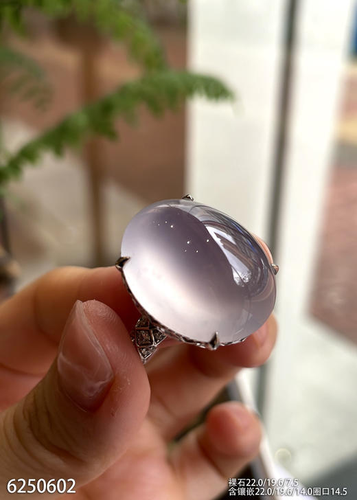 紫罗兰蛋面戒指【6250602】具体价格微信咨询 商品图1