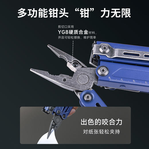 纳丽德蓝色先锋工具钳剪带破窗头组合工具 商品图6