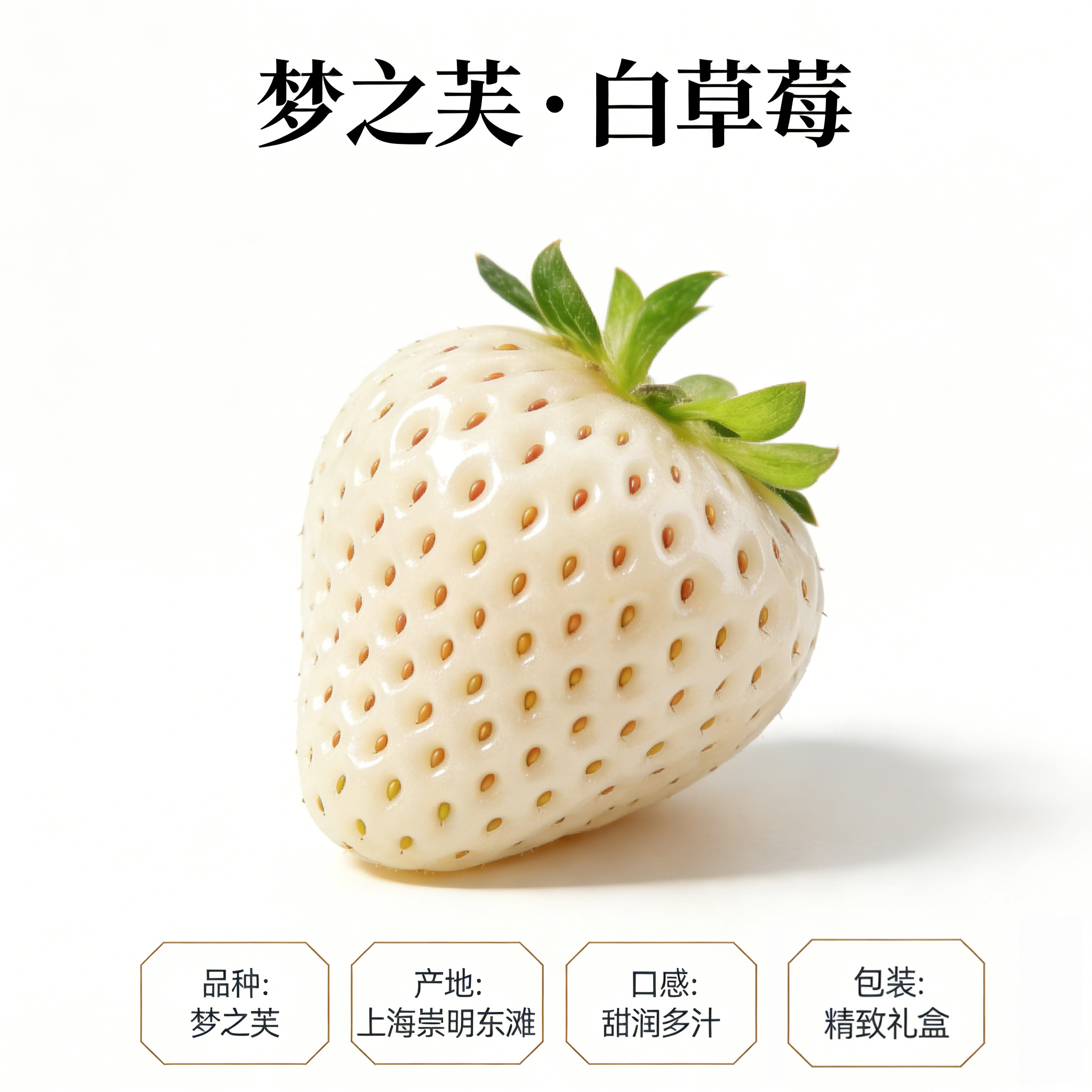 【东滩绿港】梦之芙白草莓