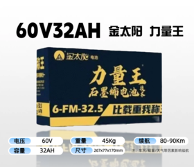 【双十一美点特惠】60V32Ah  金太阳力量王  以旧换新 武汉到店
