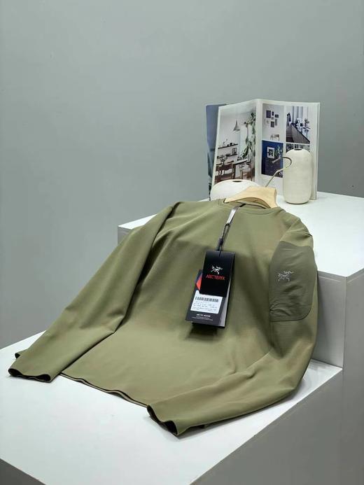 F022749城市机能户外长袖圆领T恤休闲长袖袖臂贴袋卫衣 商品图13