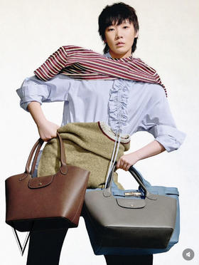 王曼昱同款Longcham*p epure大号元宝托特包