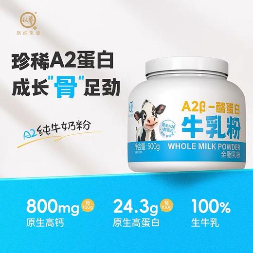 ⁵吃甘蔗的水牛【A2-酪蛋白牛乳粉】配料表只有生牛乳 全家都能喝的牛乳粉 礼盒装 一罐500g/箱   YY05-QTT-SHYC 商品图0