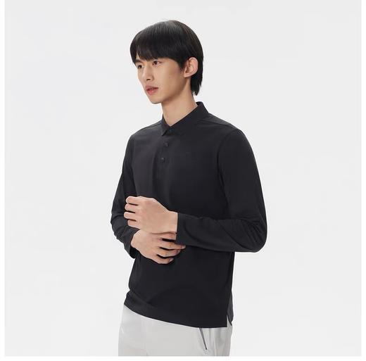 点此购买 可隆春秋季男士商务休闲长袖POLO衫 bk 340952 商品图7