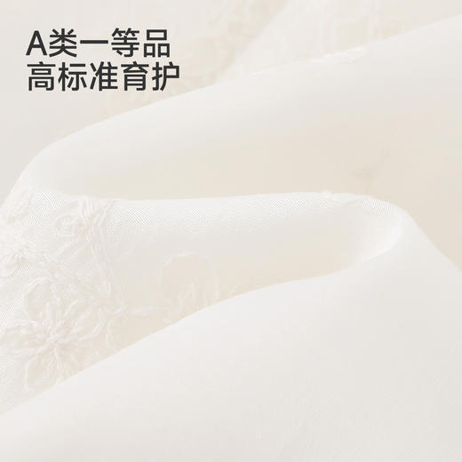 【高定系列】英氏儿童连衣裙女童夏季薄款背心裙米白刺绣公主裙 商品图4