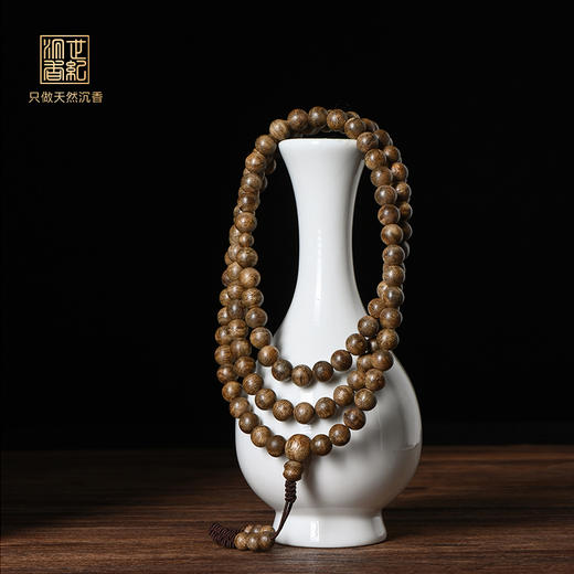 小预算不二之选 · 天然菩萨沉香佛珠 8mm*108颗 17克+ SP9527 商品图0