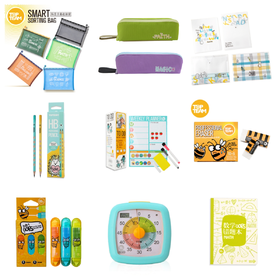 千千圈文具系列，错题本收纳册试卷夹收纳袋，中性笔铅笔马克笔，笔袋，计时器计划表橡皮点点胶剪刀