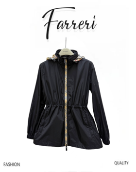 巴家 新款轻薄抽绳中长款外套