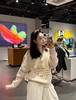 F022770新款v领三叶草运动休闲针织毛衣 商品缩略图7