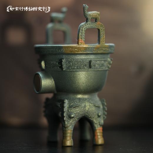 江西博物院立鹿耳四足青铜甗立体冰箱贴文创旅游纪念品 商品图2