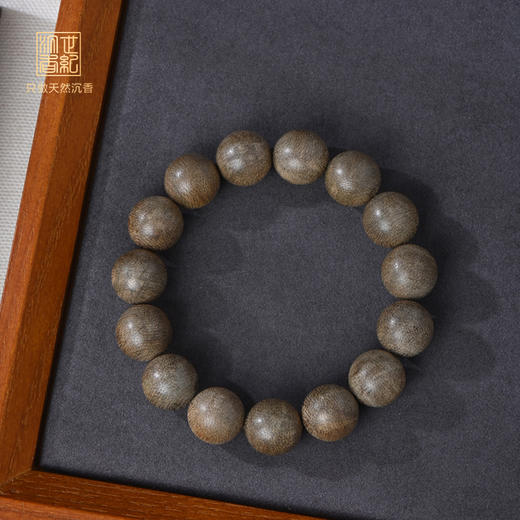 天然香港沉香手串 15mm*15颗 17克 SP8918 商品图0