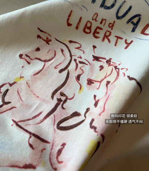 MOC*O生肖马年彩绘印花T恤/卫衣022601 商品图12