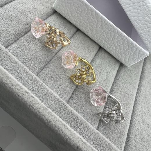 迪奥   新款 镶钻蜜蜂树枝芙蓉花开口戒指（XK） 商品图1