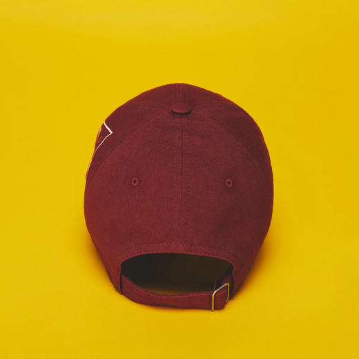 Napapijri 中性字母徽标印花棉质棒球帽 酒红色 NP0A4H9IR1E1 商品图3