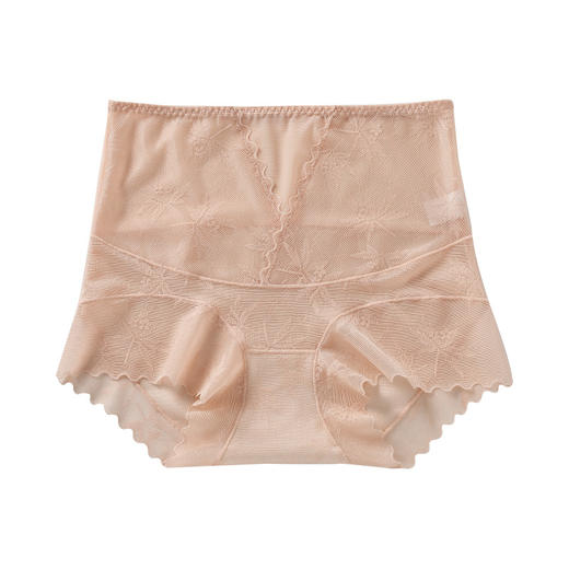 【轻松穿出漫画腰❗️无痕蕾丝平角内裤】纯欲蕾丝 + 平角防走光，安全感与性感双在线，微高腰版型贴合腰腹，轻柔收紧赘肉，修饰小蛮腰线条，轻薄不闷汗，桑蚕丝裆小平角包臀三角裤L 商品图6