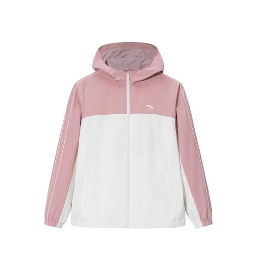 安踏无氟防泼水外套女2026新款宽松综训夹克运动服上衣162617604S 商品图1