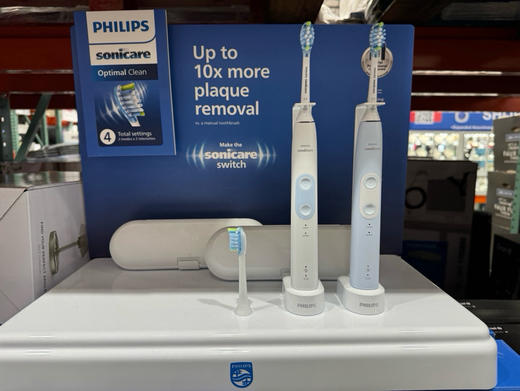 🔥特价！💰750元/套！飞利浦电动牙刷sonicare声波式牙刷HX6829/77！张梓琳代言！智能定时，洁净美齿！内含2只机身，3只刷头，2个充电底座，2个便携旅行盒 商品图2