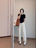 F022755夏季松紧腰设计舒适随性薄款日韩系简约休闲裤 商品缩略图9